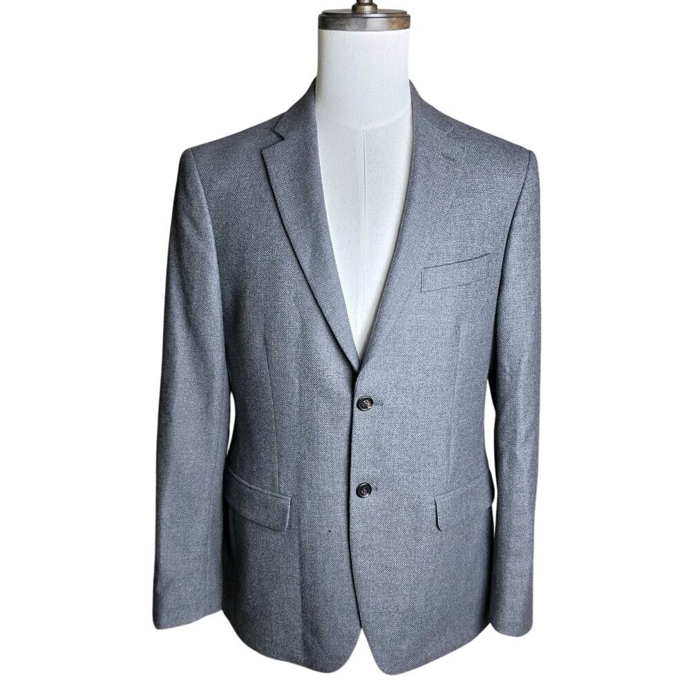 RALPH LAUREN Mens Blazer Sport Coat Casual Jacket Size 40R Two Button Wool Suit